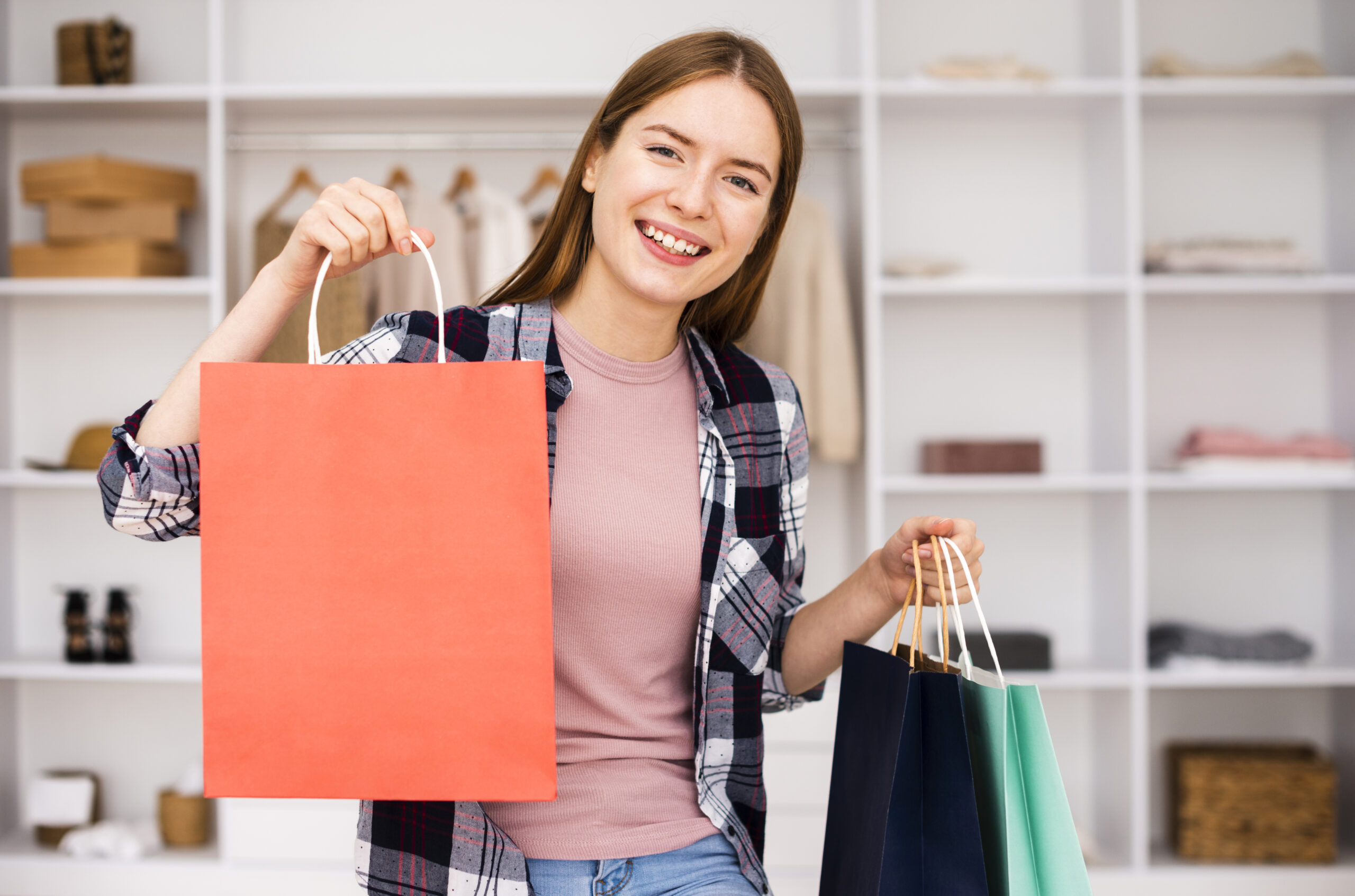 smiley-woman-being-happy-with-purchased-products